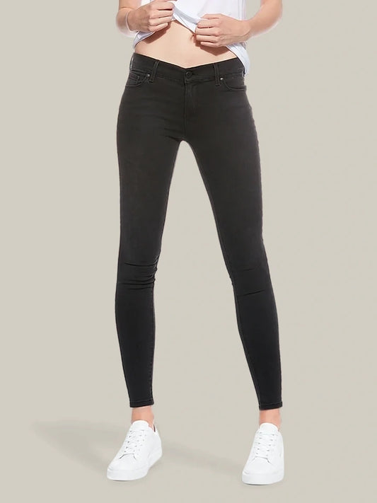 Orchard Mid Rise Skinny Jeans Dark Gray Mid Rise Skinny jeans