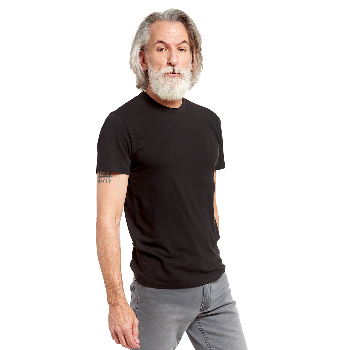 Men wearing Negro Classic Crew Driggs Tee