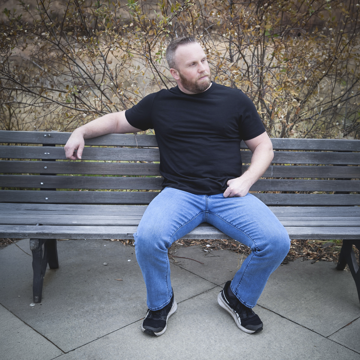 Men wearing Negro Classic Crew Driggs Tee