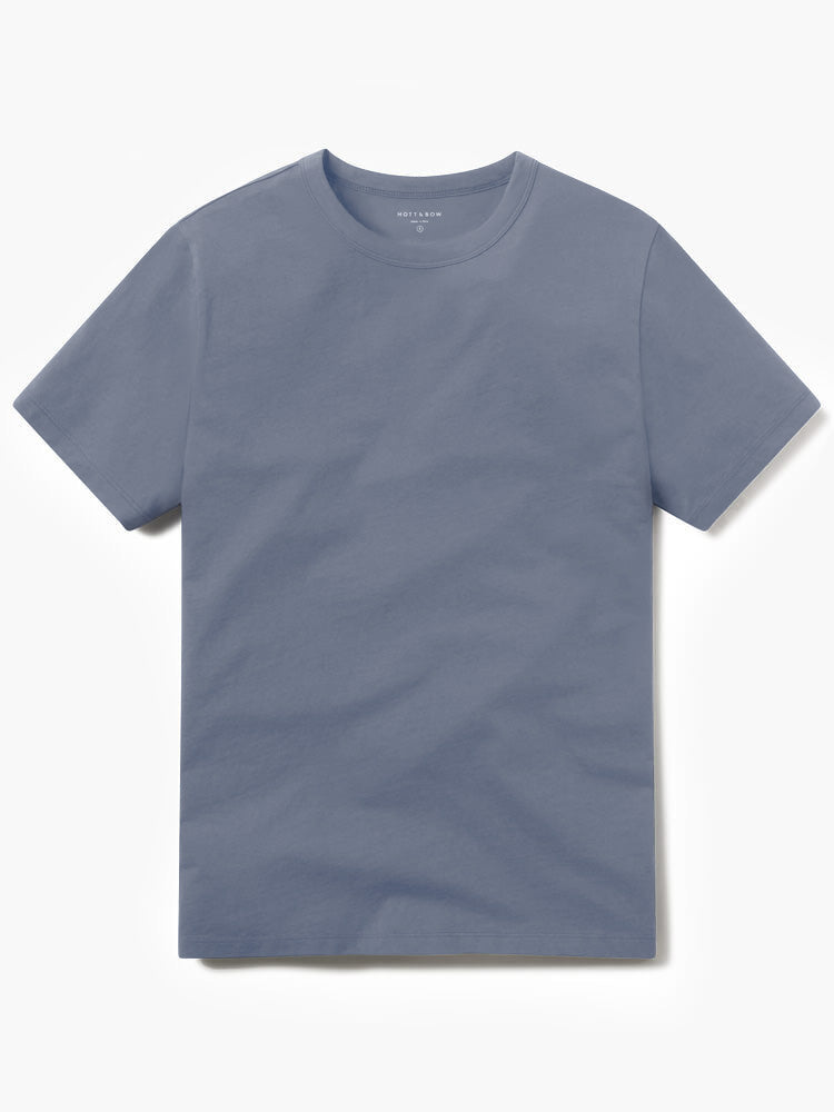 Men wearing Bleu Vintage Classic Crew Driggs Tee