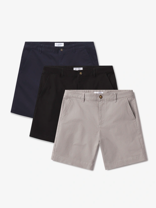 Stretch Chino Short 3-Pack  Short shorts