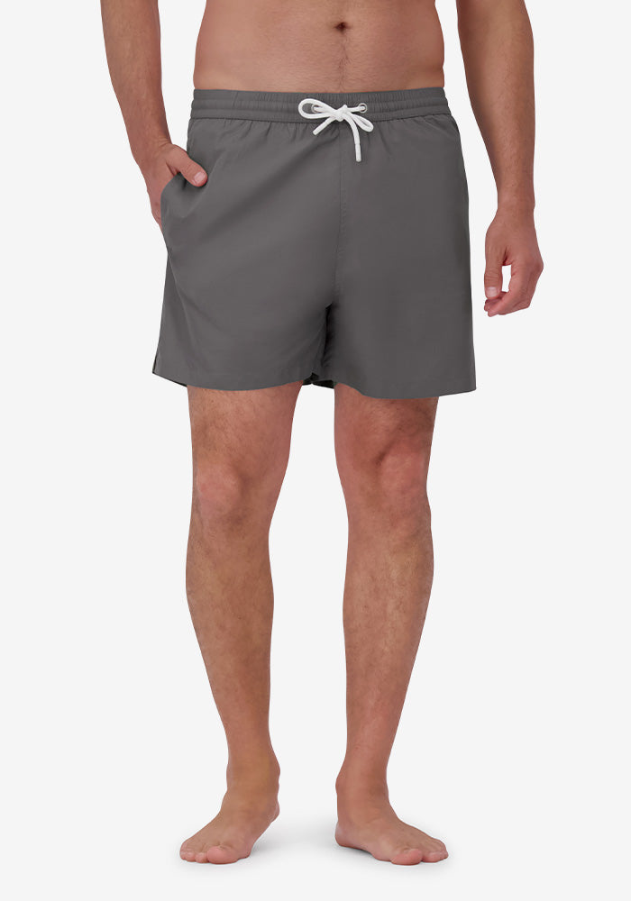 Men wearing Gris Swim Trunk