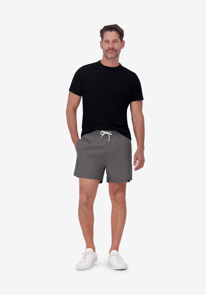 Men wearing Gris Swim Trunk