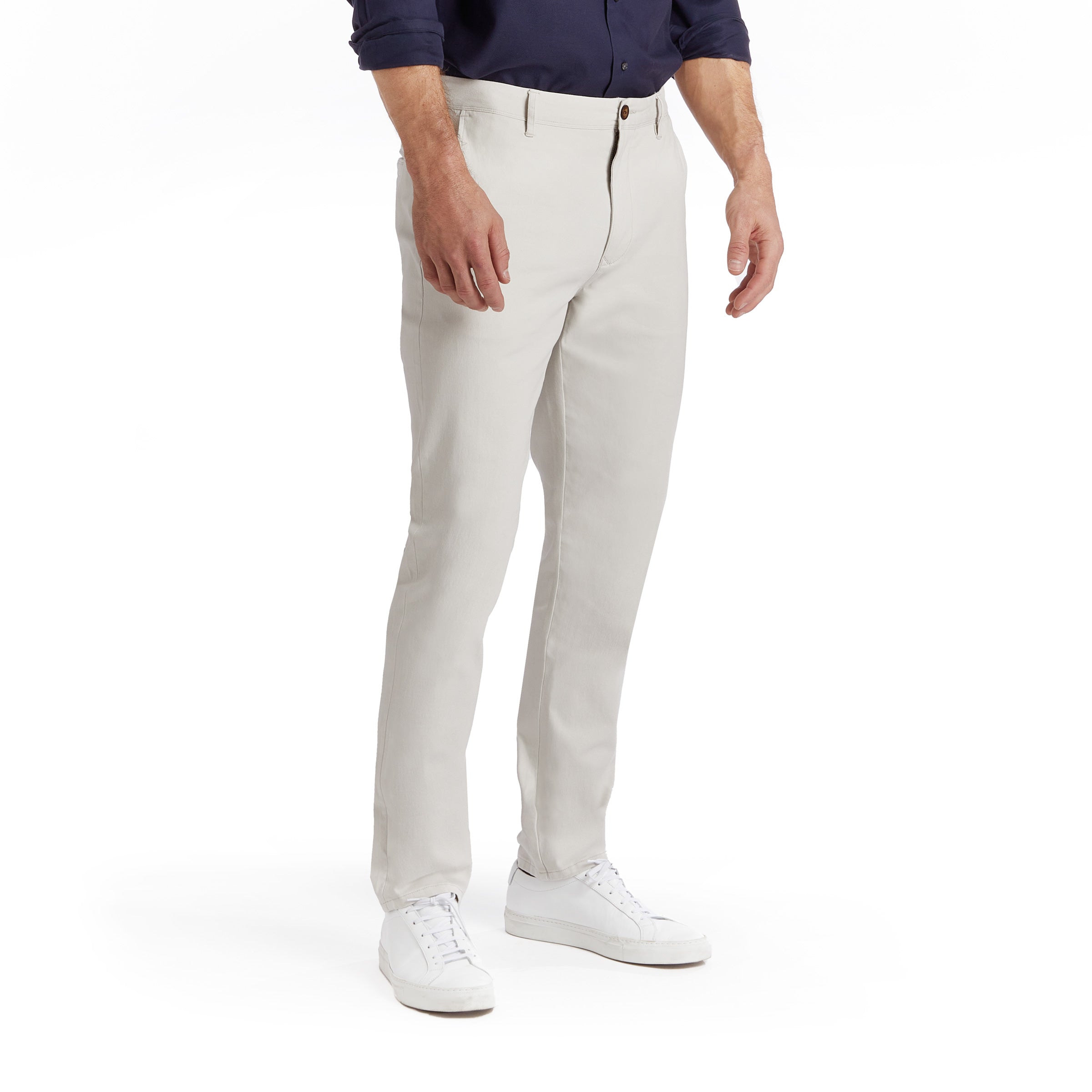 Men wearing Beige Everyday Comfort Slim Chino Pants