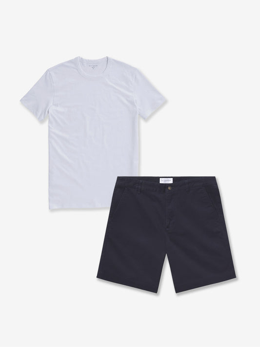 Bundle 20: 1 pair of Stretch Shorts + 1 Driggs Tee  Straight jeans