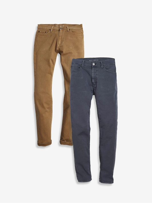 Slim Mercer Jeans 2-Pack Khaki/Slate Slim jeans