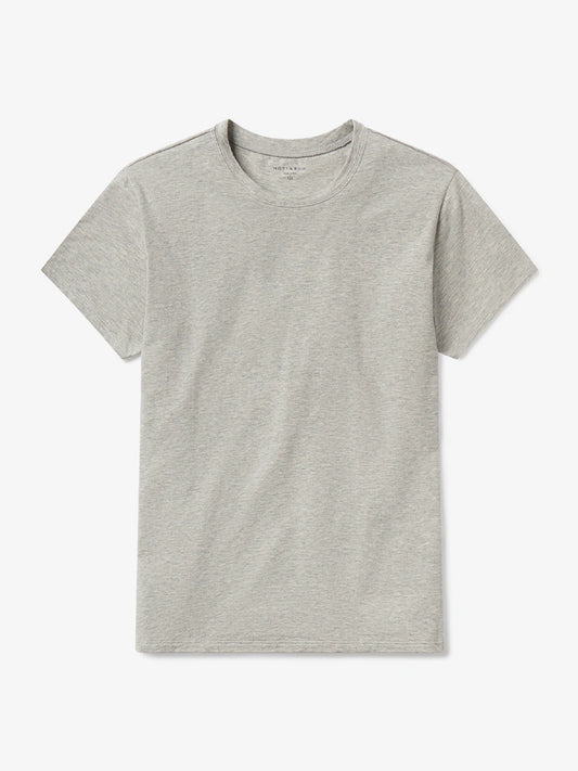 Relaxed Crew Marcy Tee Heather Gray Crew tees