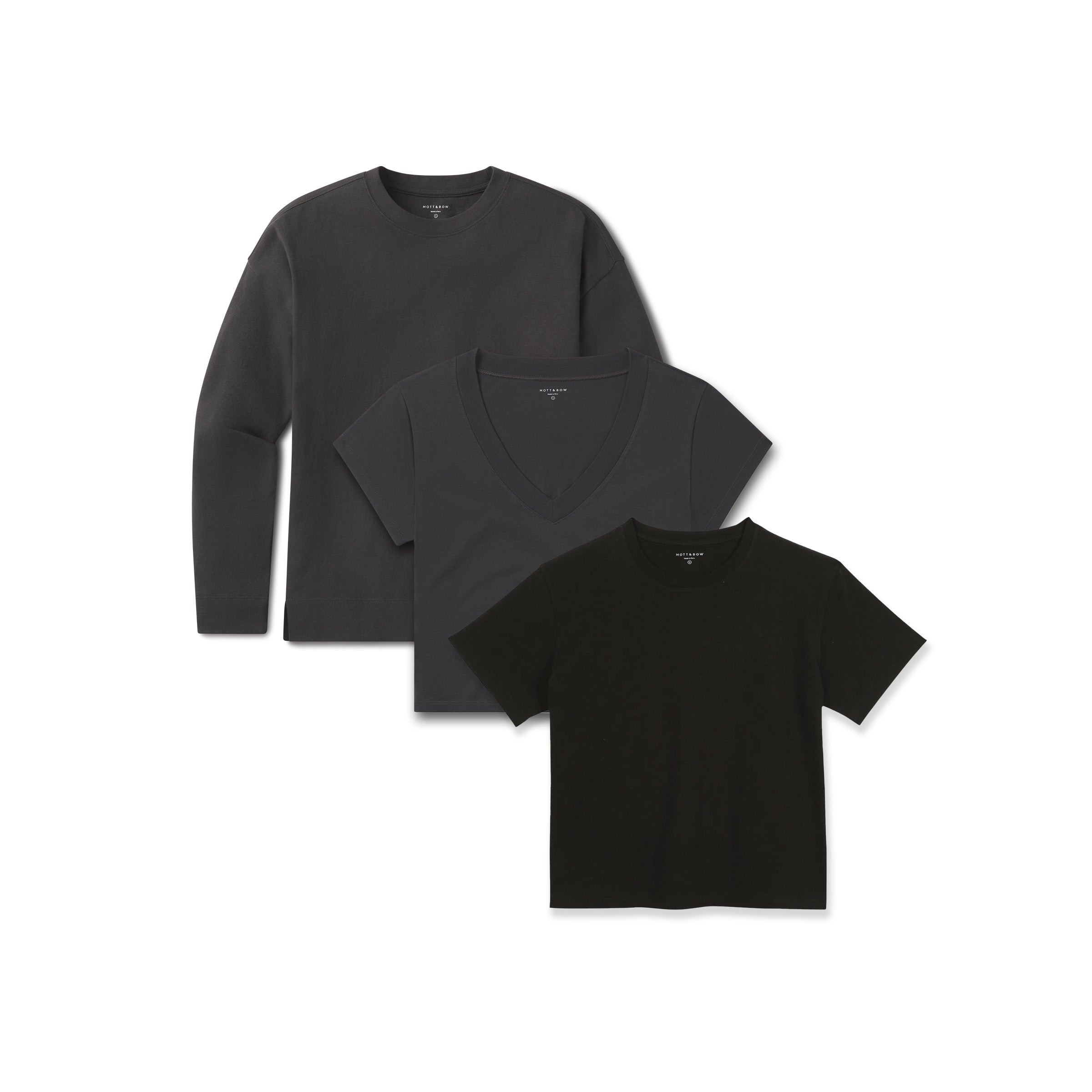 Women wearing Default Title Bundle 20: Shades of Gray 3-Pack