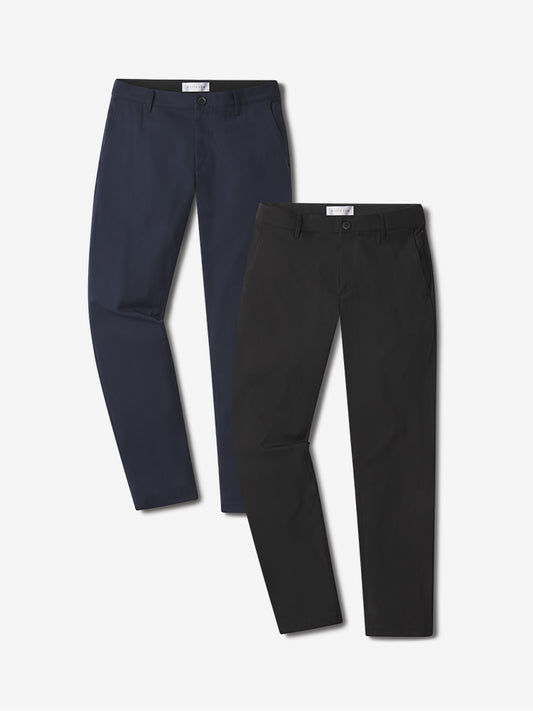 Slim Tech Pants 2-Pack Black/Navy bdl2_men_tech_pant pants