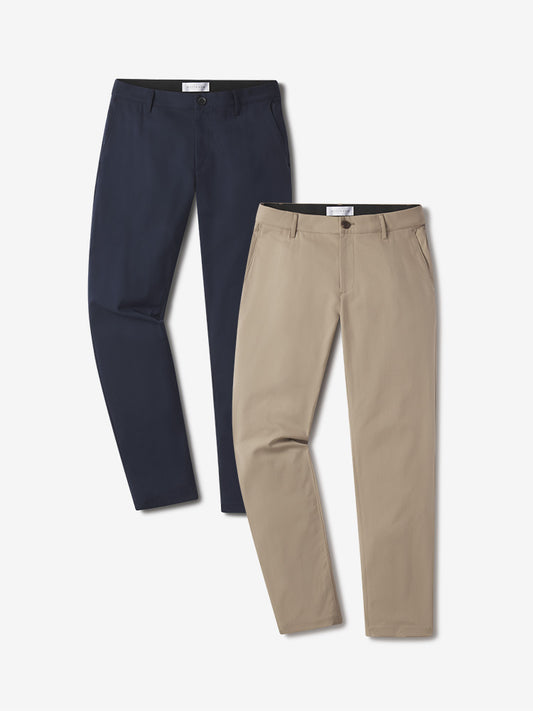 Slim Tech Pants 2-Pack Navy/Khaki bdl2_men_tech_pant pants