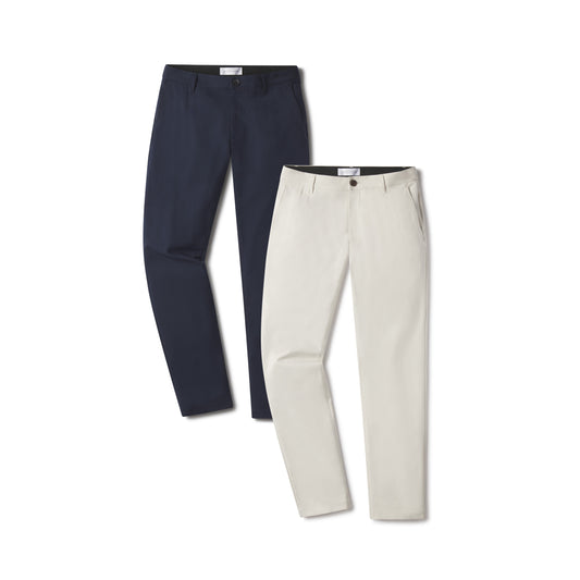 Slim Tech Pants 2-Pack Navy/Stone bdl2_men_tech_pant pants