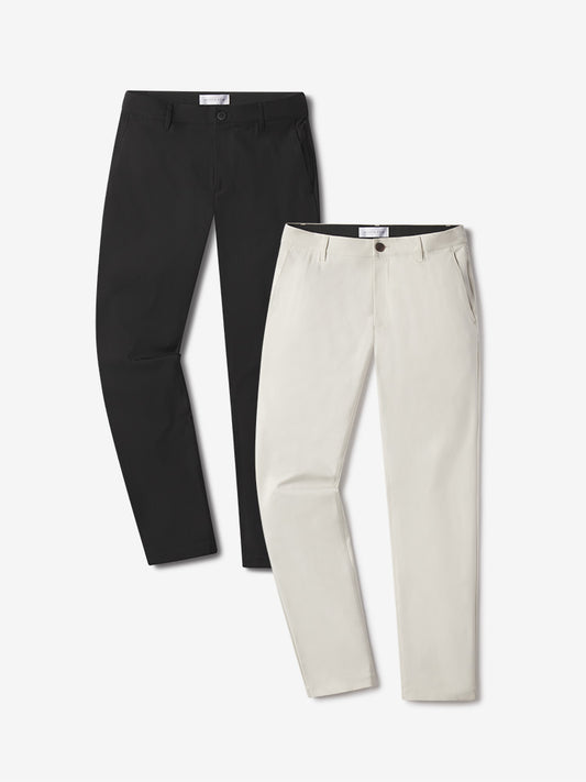 Slim Tech Pants 2-Pack Stone/Black bdl2_men_tech_pant pants