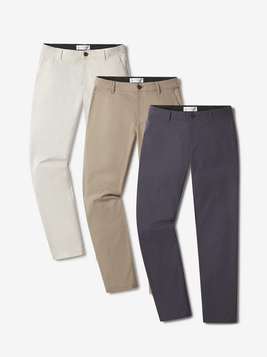 Slim Tech Pants 3-Pack Stone/Khaki/Granite bdl3_men_tech_pant pants