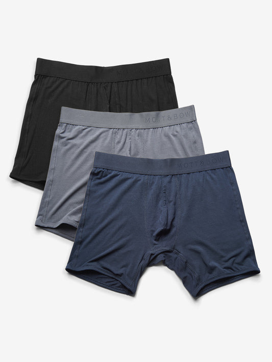 Boxer Brief 3-Pack Gray/Navy/Black Boxer Brief underwear