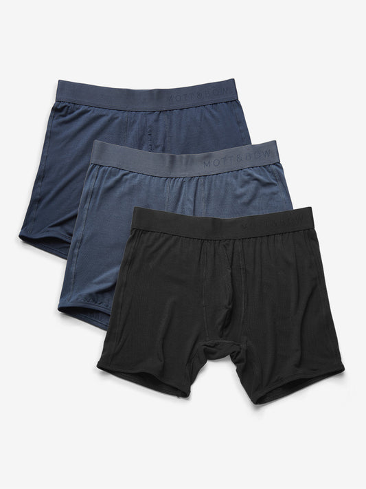 Boxer Brief 3-Pack Steel Gray/Navy/Black Boxer Brief underwear