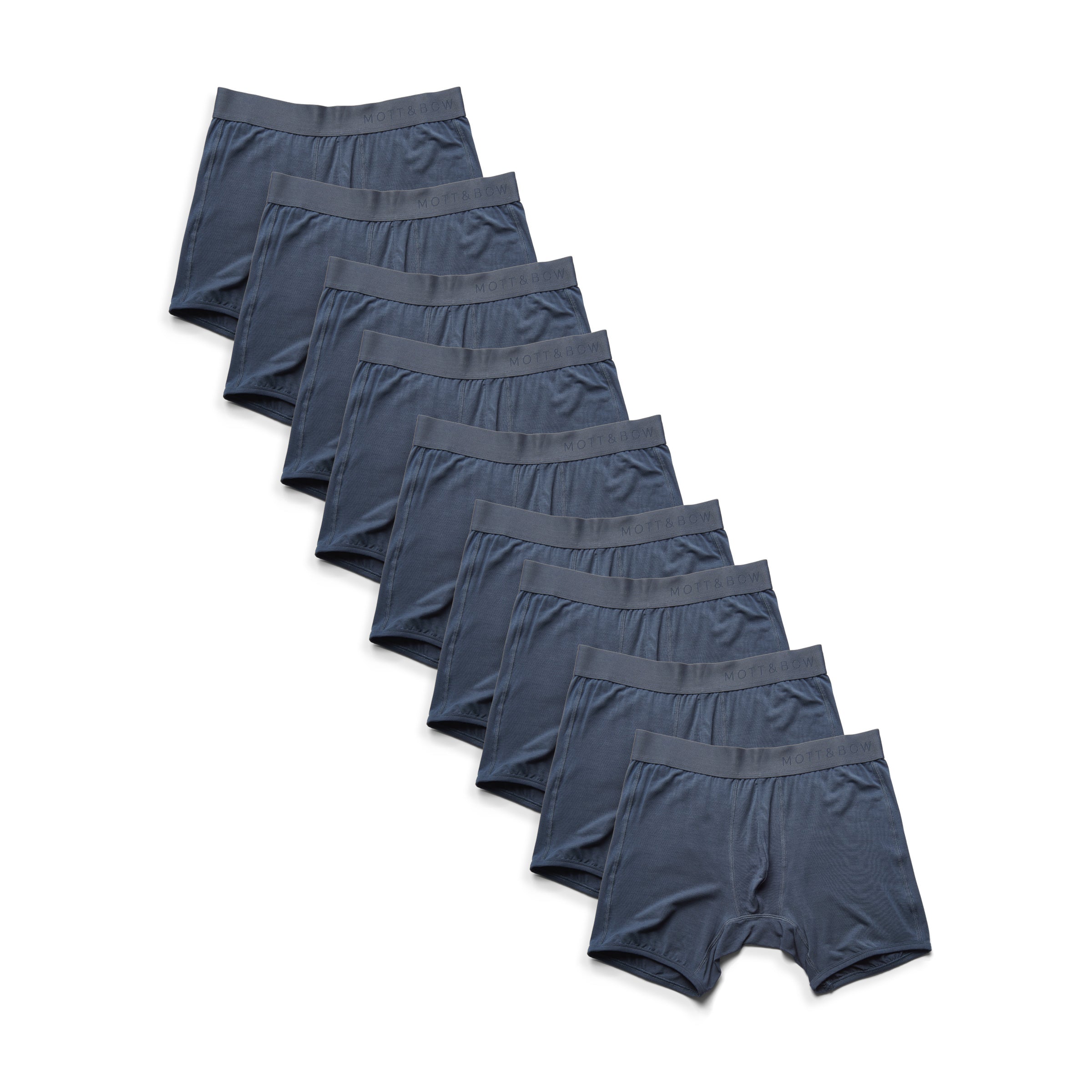 Men wearing Steel Gray Boxer Brief 9-Pack underwear