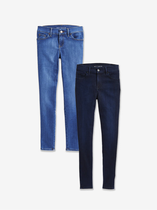 High Rise Skinny Jane 2-Pack Medium Blue / Medium Dark Blue High-Rise Skinny jeans