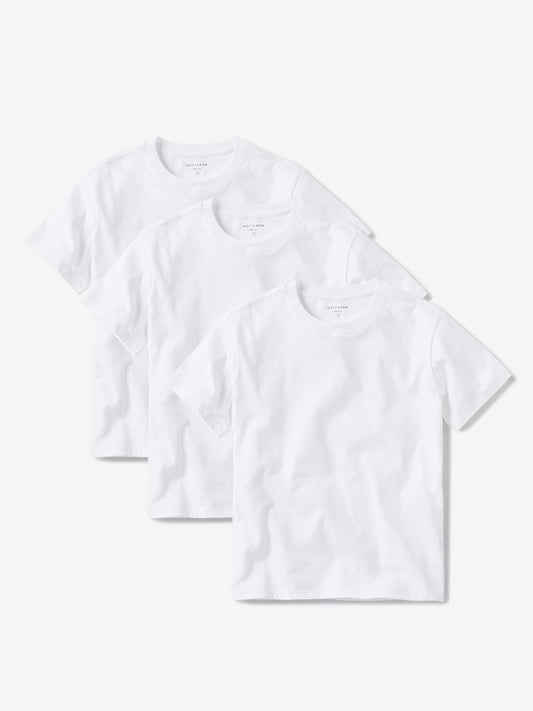 Everyday Cotton Crew Tee 3-Pack White Crew tees