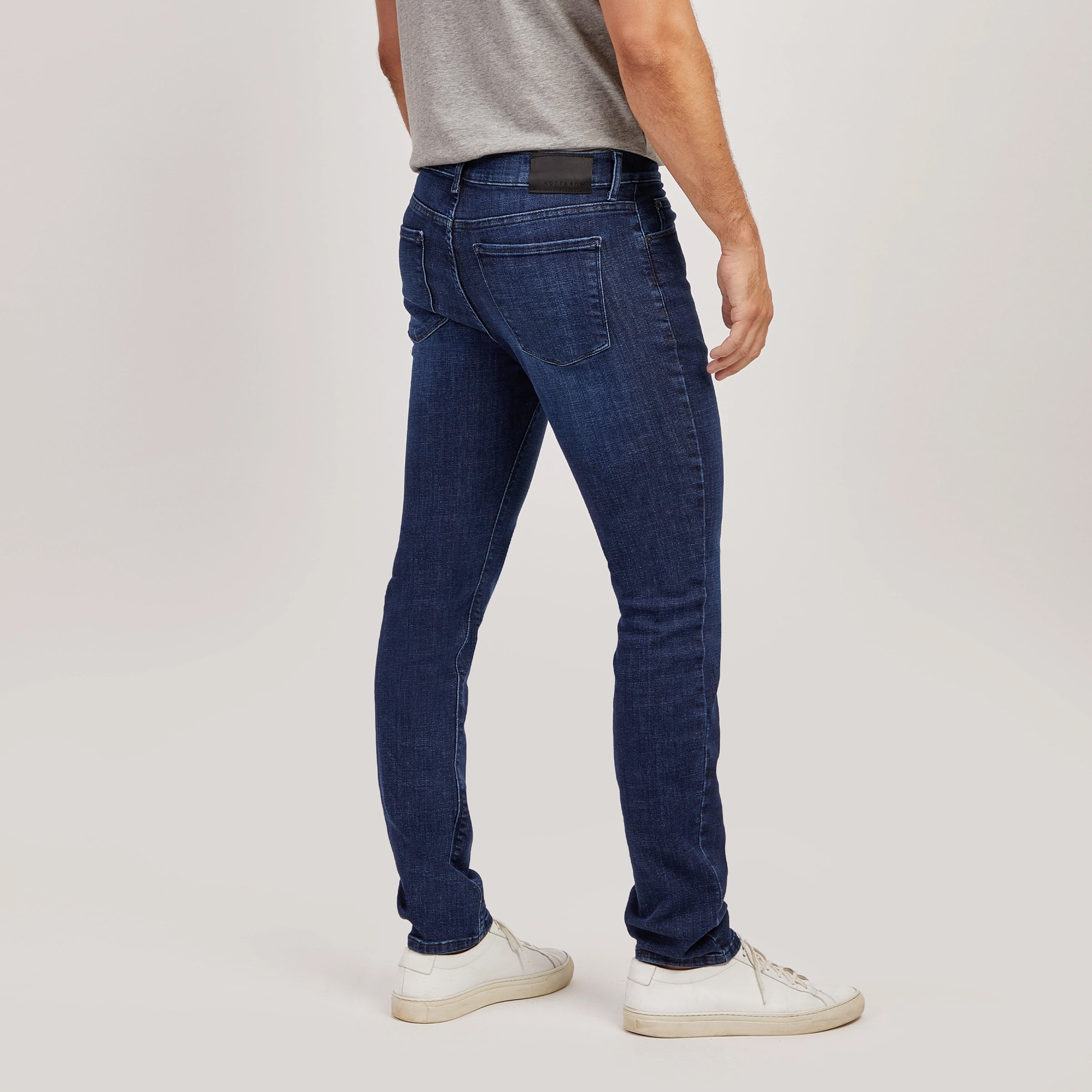 Men wearing Medium Blue Slim Wooster Jeans