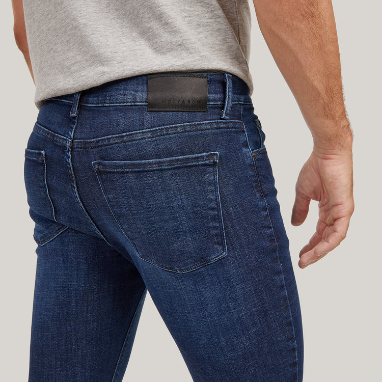 Men wearing Medium Blue Slim Wooster Jeans
