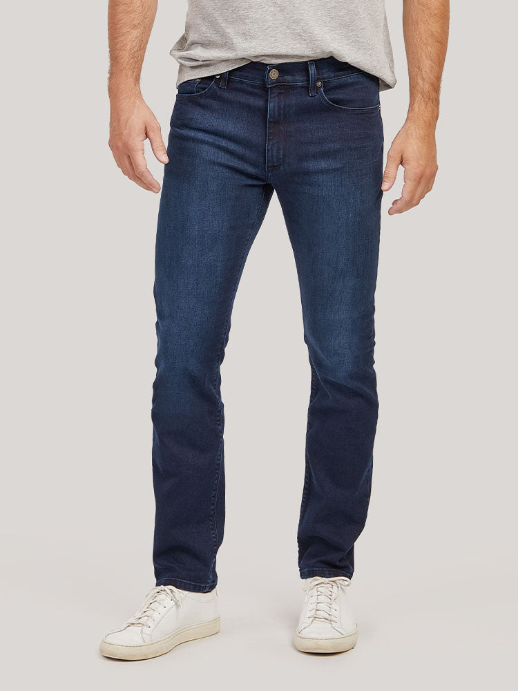 Men wearing Medium Blue Slim Wooster Jeans
