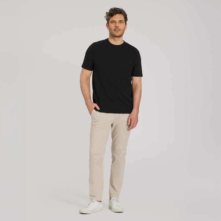 Men wearing Vintage Black Heritage Weighted Tee