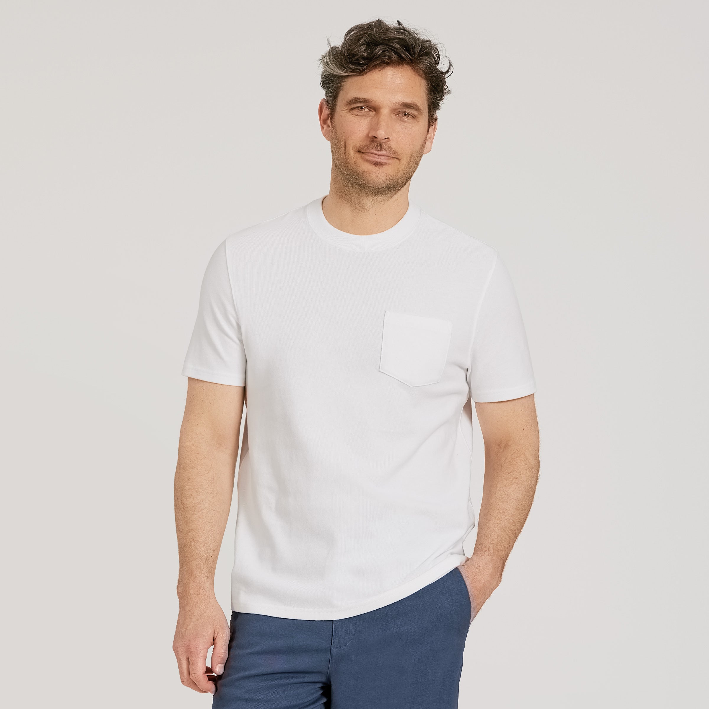Men wearing Blanco Heritage Weighted Tee