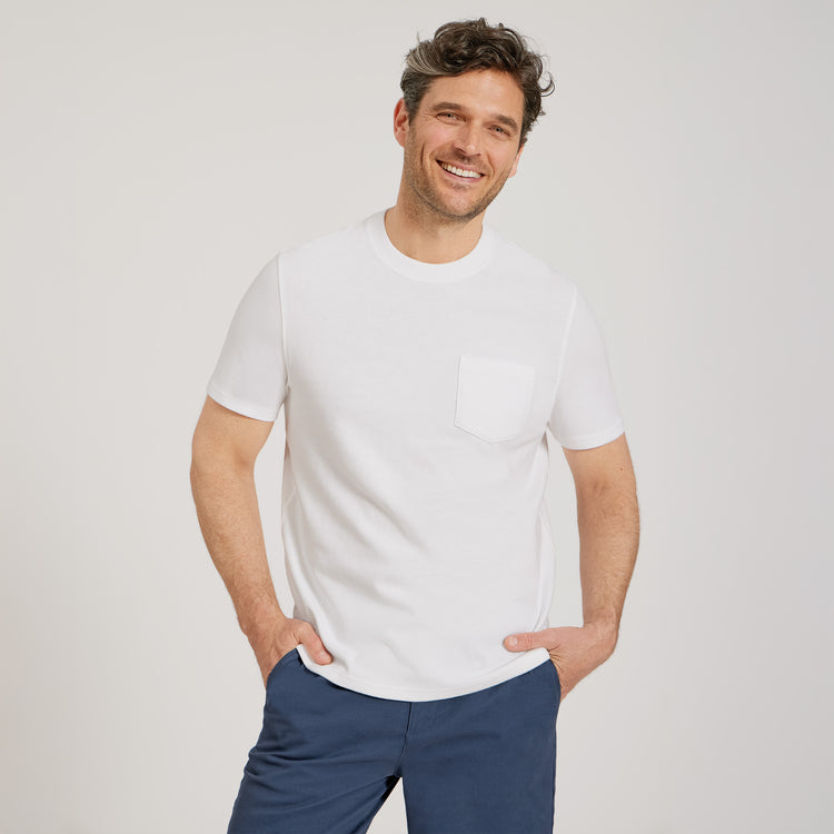 Men wearing Blanco Heritage Weighted Tee