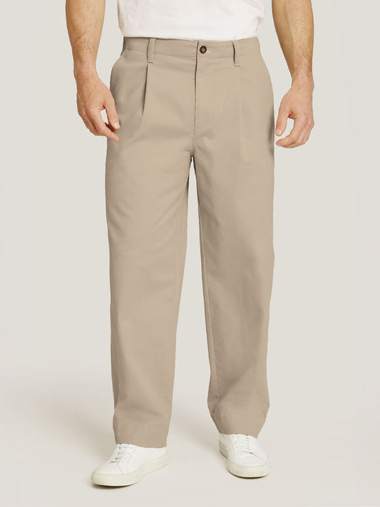 Wide Leg Chino Pants Ecru wide pants