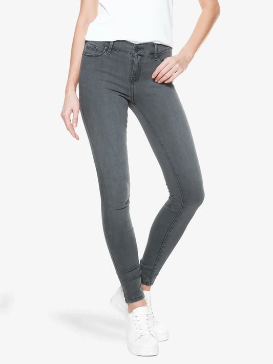 Mid Rise Skinny Orchard Jeans Medium Gray Mid-Rise Skinny jeans