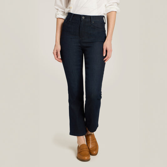 High Rise Miniboot Ankle Jane Jeans Medium/Dark Blue High-Rise jeans