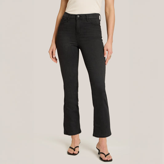 High Rise Miniboot Ankle Orchard Jeans Dark Gray High-Rise jeans