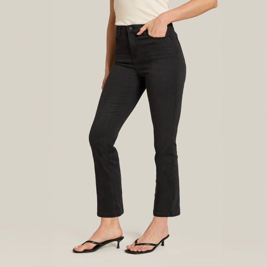 High Rise Miniboot Ankle Orchard Jeans Dark Gray High-Rise jeans