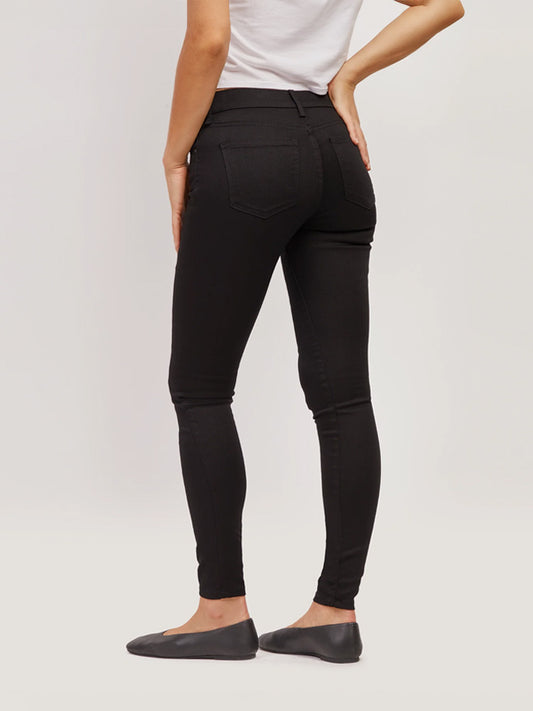 High Rise Skinny Bond Jeans Black High-Rise Skinny jeans