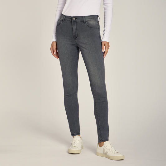 High Rise Skinny Orchard Jeans Medium Gray High-Rise Skinny jeans