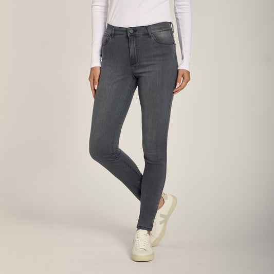 High Rise Skinny Orchard Jeans Medium Gray High-Rise Skinny jeans