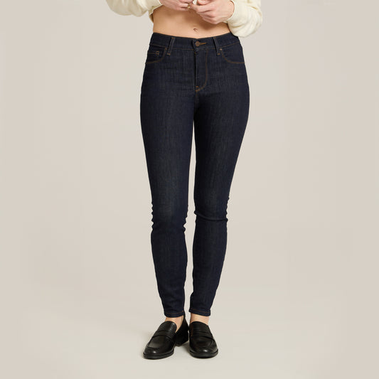 High Rise Skinny Logan Jeans Midnight High-Rise Skinny jeans