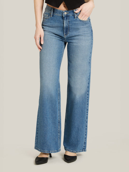 High Rise Wide Leg Gilmore Medium Blue High-Rise Wide Leg jeans