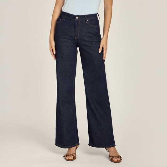 High Rise Wide Leg Gilmore Dark Blue High-Rise Wide Leg jeans