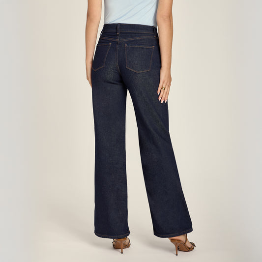 High Rise Wide Leg Gilmore Dark Blue High-Rise Wide Leg jeans