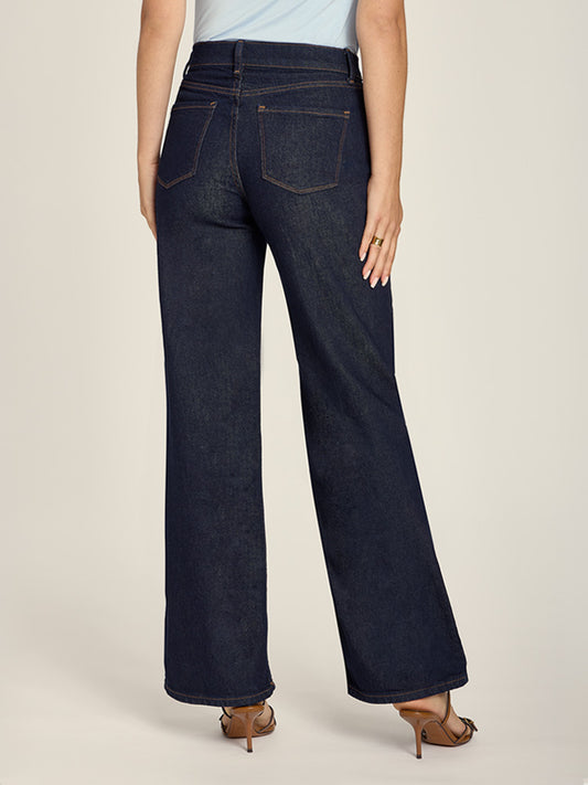 High Rise Wide Leg Gilmore Dark Blue High-Rise Wide Leg jeans