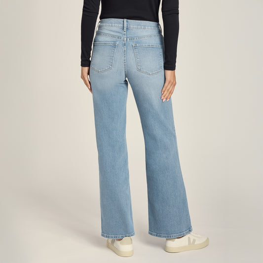 High Rise Wide Leg Hubert Light Blue High-Rise Wide Leg jeans