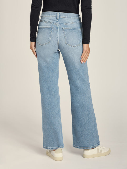 High Rise Wide Leg Hubert Light Blue High-Rise Wide Leg jeans