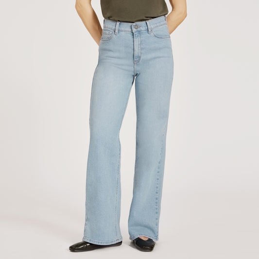 High Rise Wide Leg Hubert Washed Out Blue High-Rise Wide Leg jeans