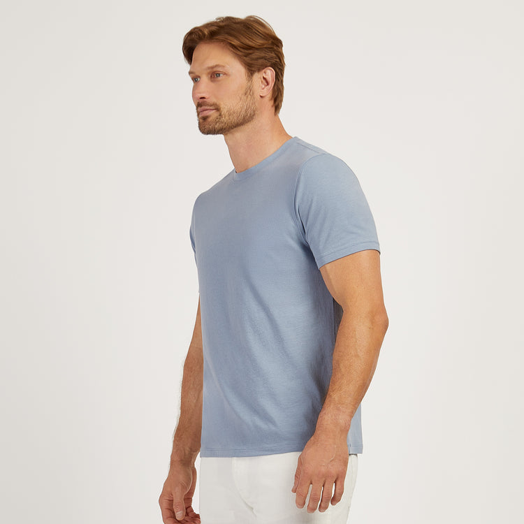 Men wearing Azul california Luxe Stretch Tee