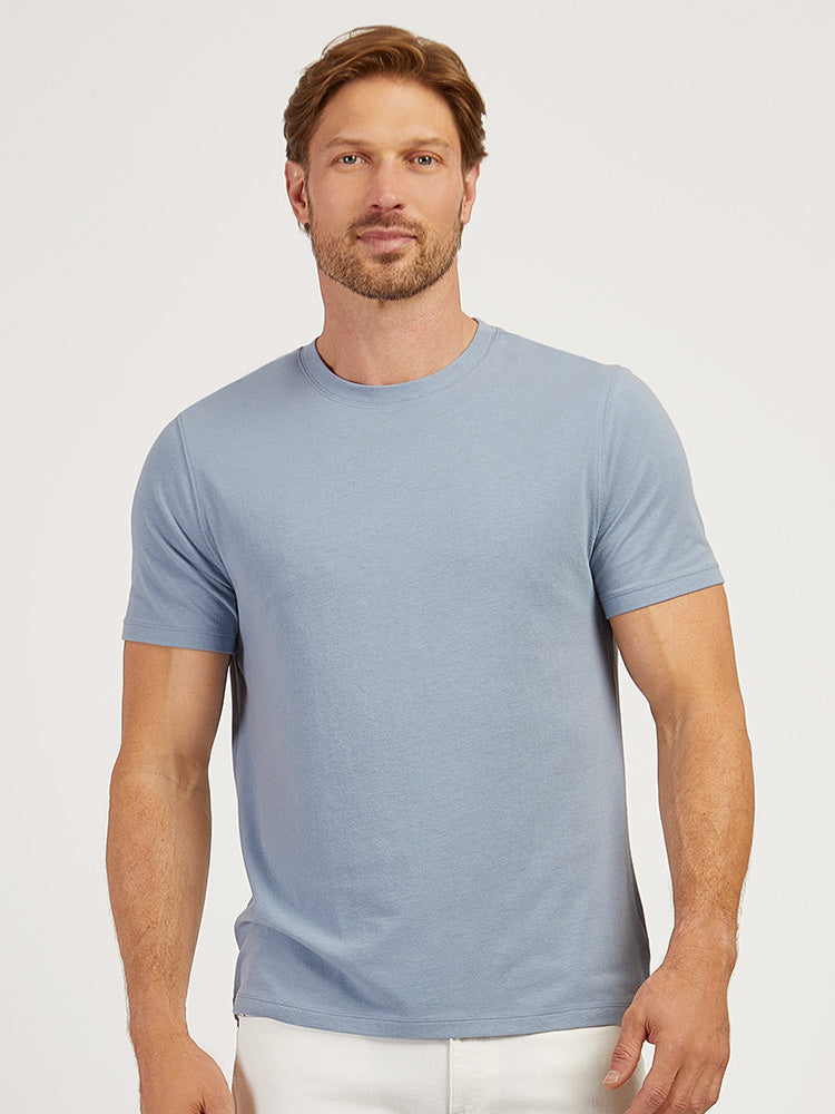 Men wearing Azul california Luxe Stretch Tee