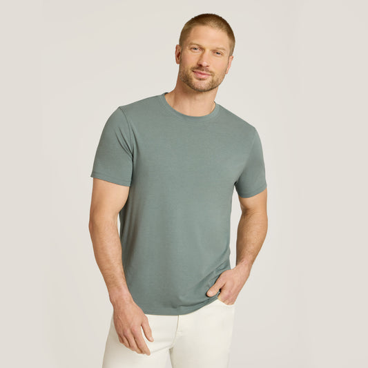 Luxe Stretch Tee  Crew tees