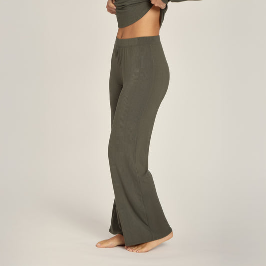 Lounge Wide Leg Pants Evergreen Pants lounge