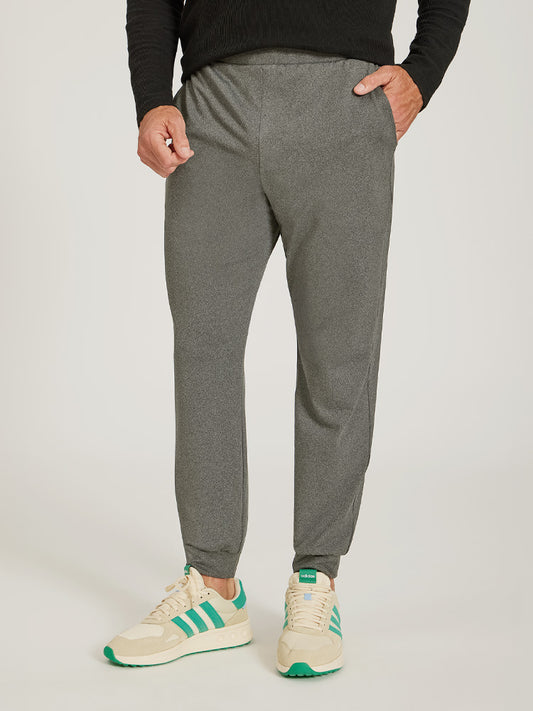 Performance Stretch Jogger Charcoal Heather Tapered pants