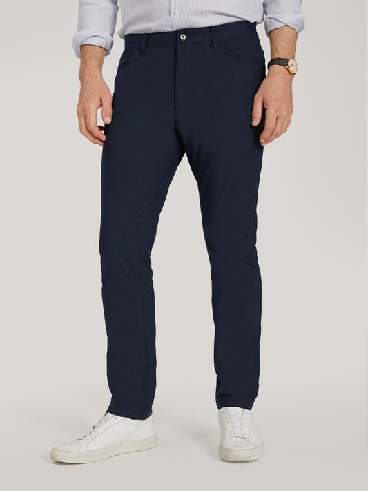 5 Pocket Travel Pants Navy travel-pants pants